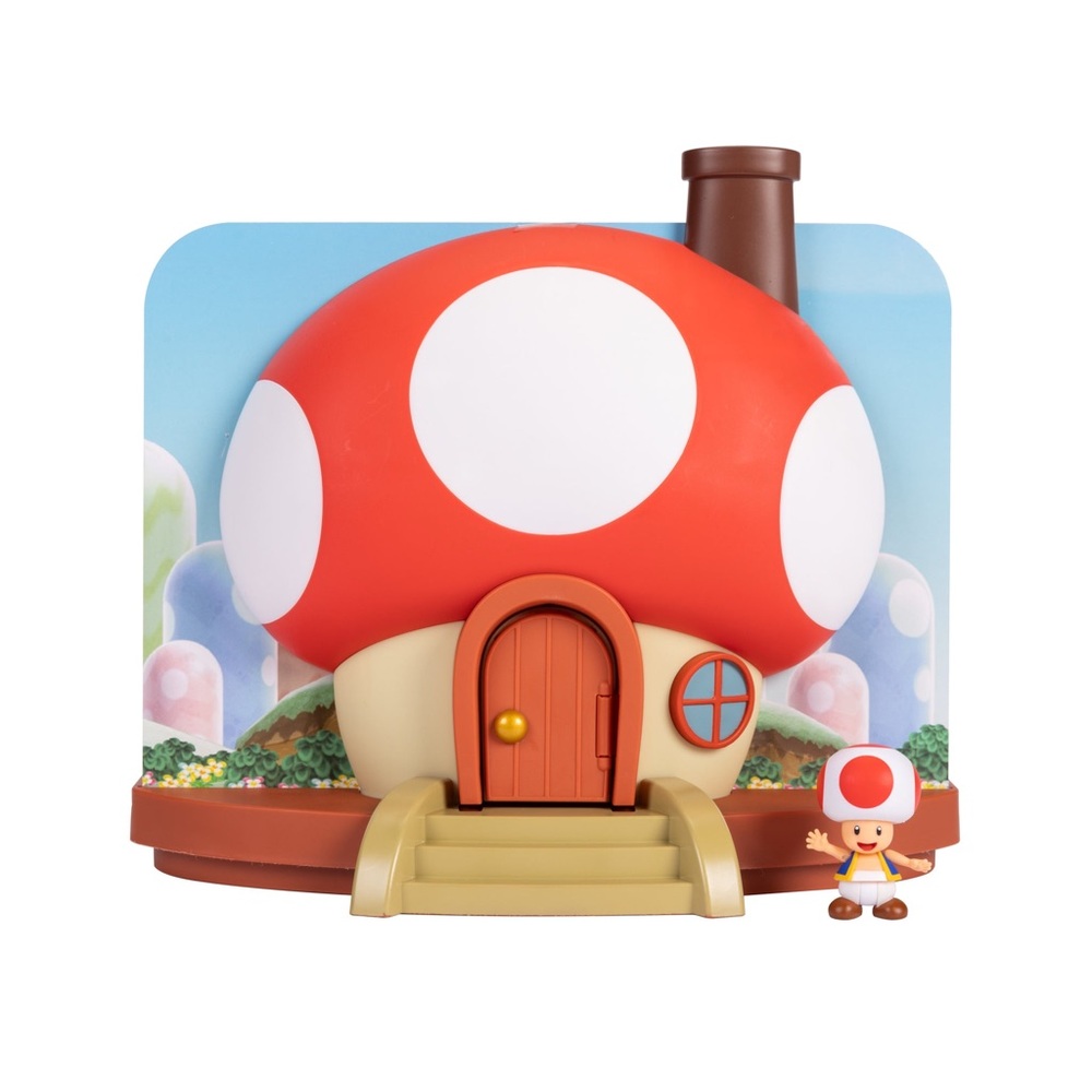 Mario Nintendo 2.5" DLX Toad House Playset